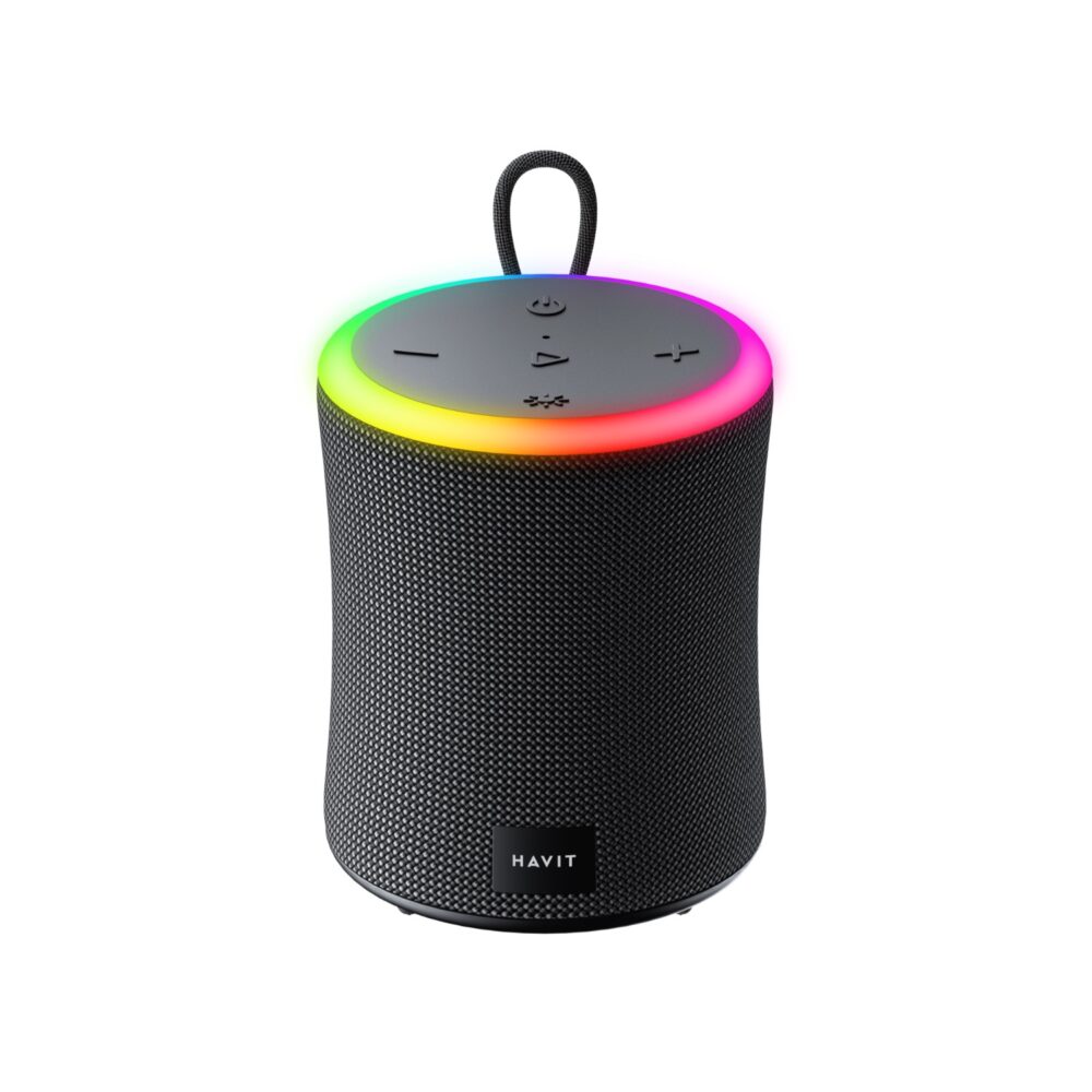 HAVIT Ring Light Portable Bluetooth Speaker - Small - Black