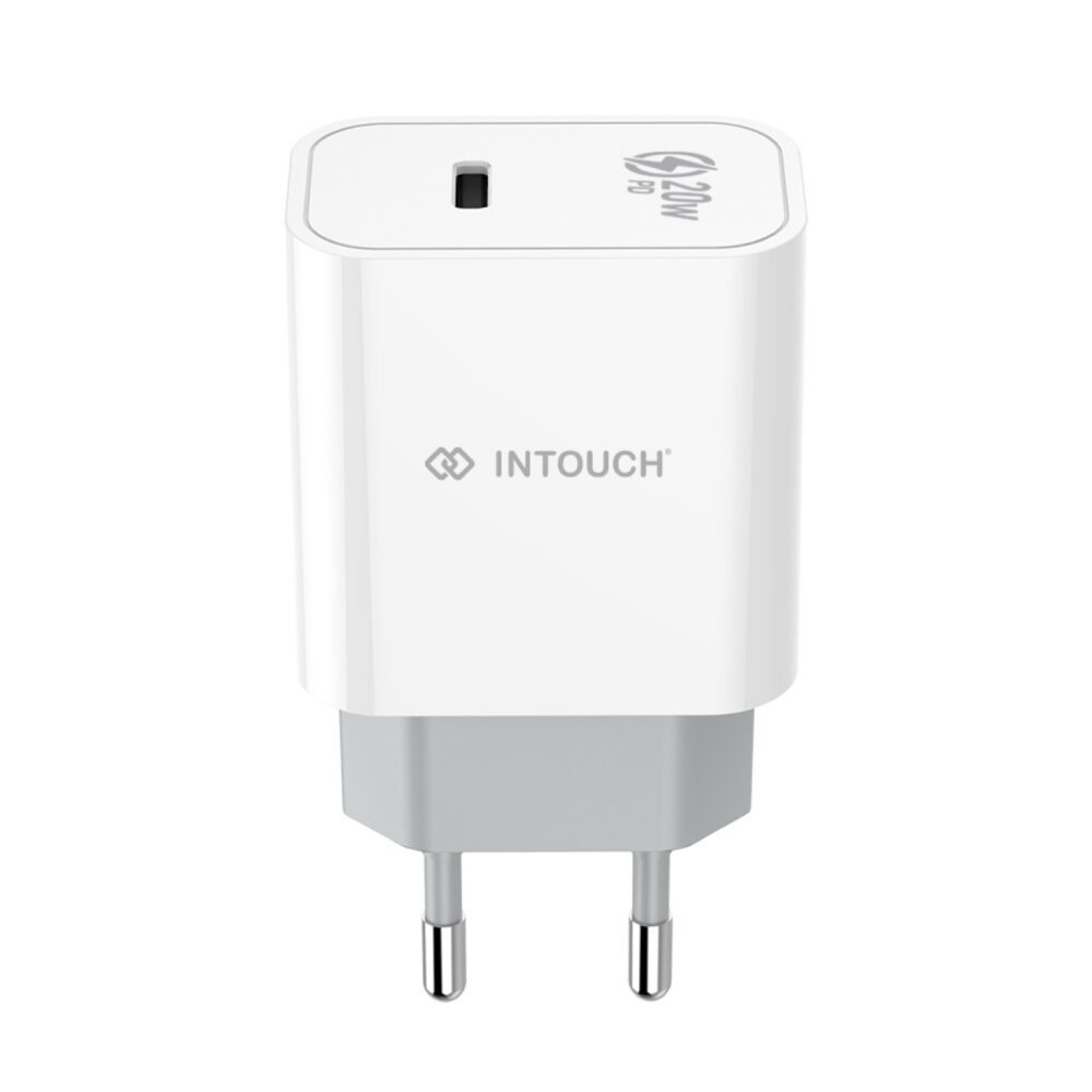 20W INTOUCH PD Wall Charger – 1-Port White