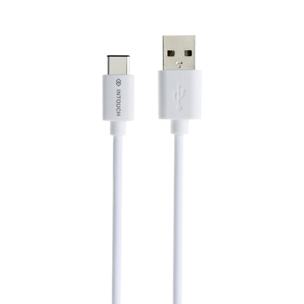 INTOUCH 10W USB To Type C Cable - 2m White