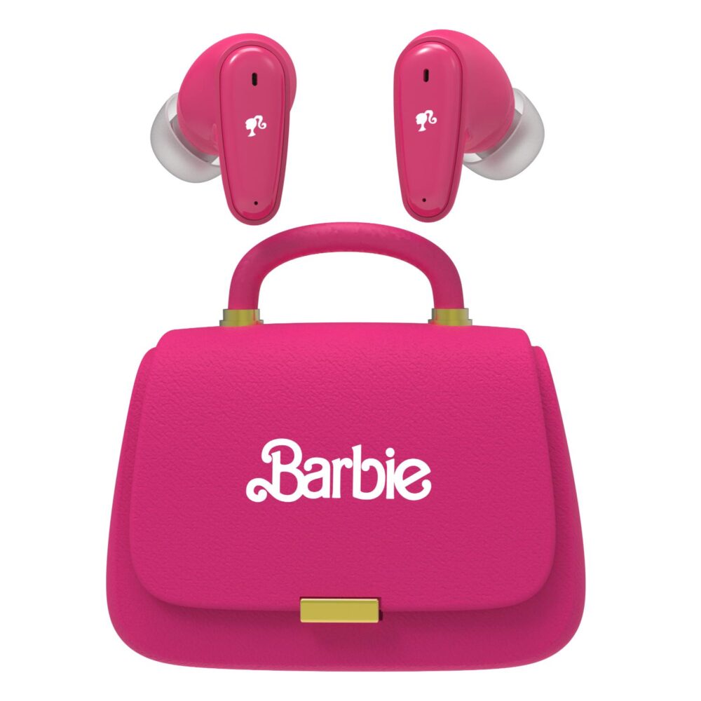 Barbie TWS Earbubs in Barbie Bag Case - Pink