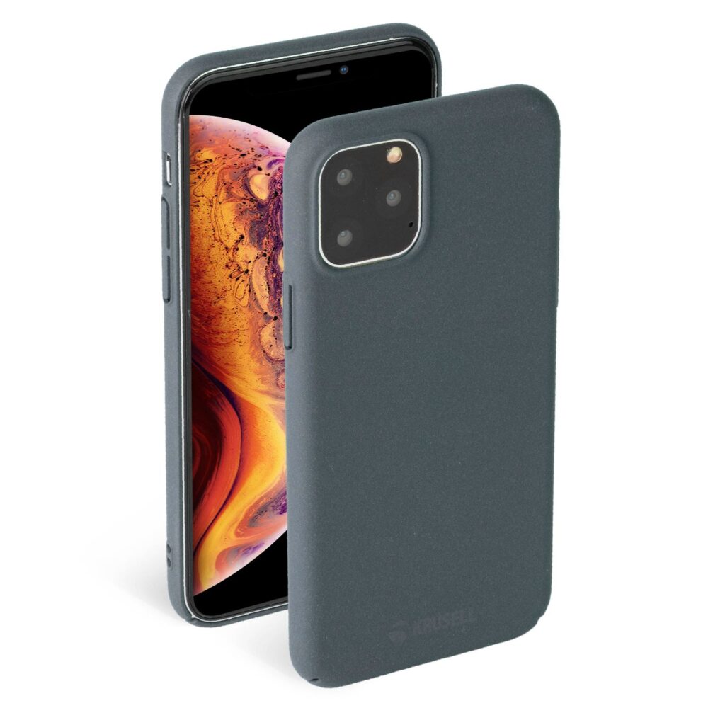 New Krusell Sandby Grey Backcover Cell Phone Case for the Apple iPhone 11 Pro
