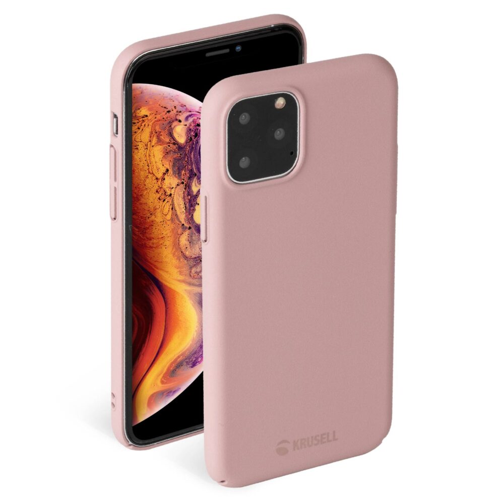 New Krusell Sandby Pink Backcover Cell Phone Case for the Apple iPhone 11 Pro Max