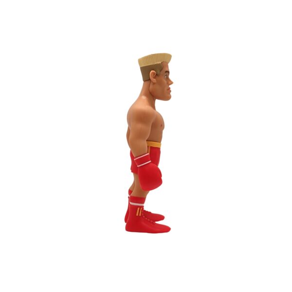 Alternate side view of the Ivan Drago Minix Figurine, offering a different angle of this powerful character.