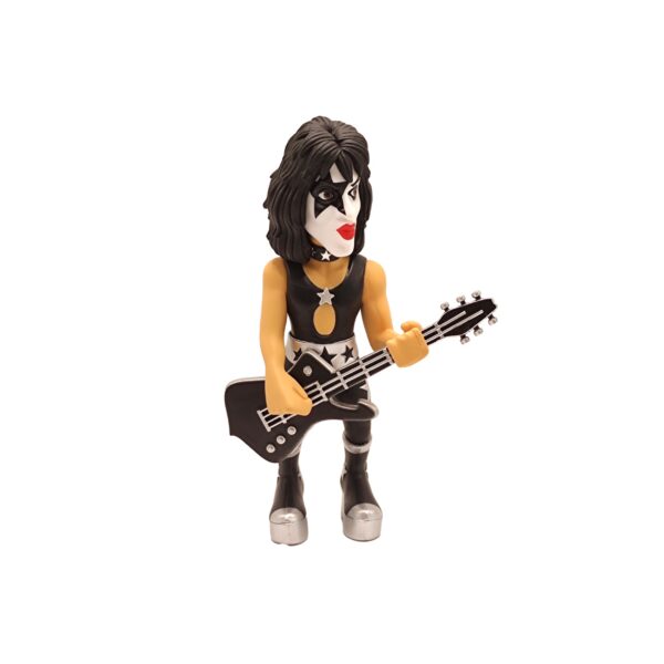 Front unboxed view of The Starchild Minix Figurine, showcasing intricate details of his costume, star face paint, and expression.