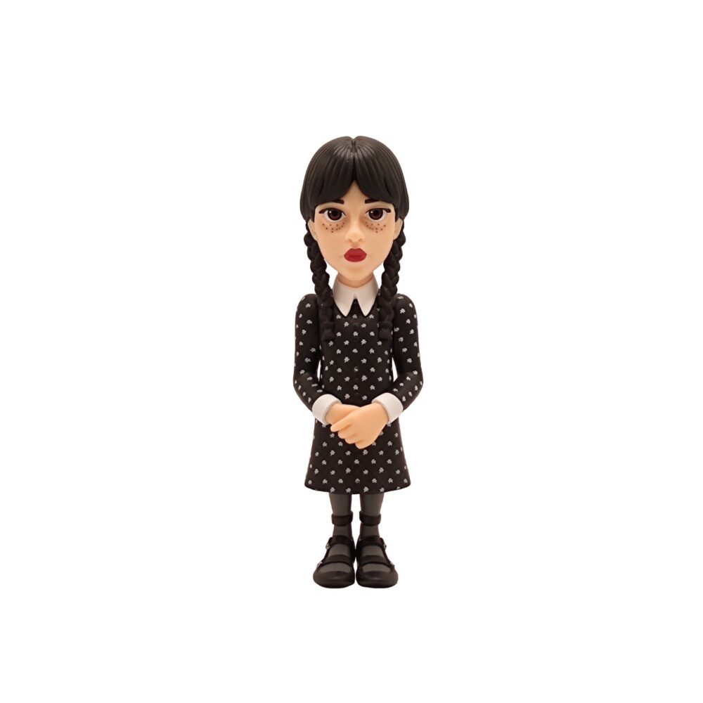 Front view of Wednesday Addams MINIX TV Series Collectible Figurine