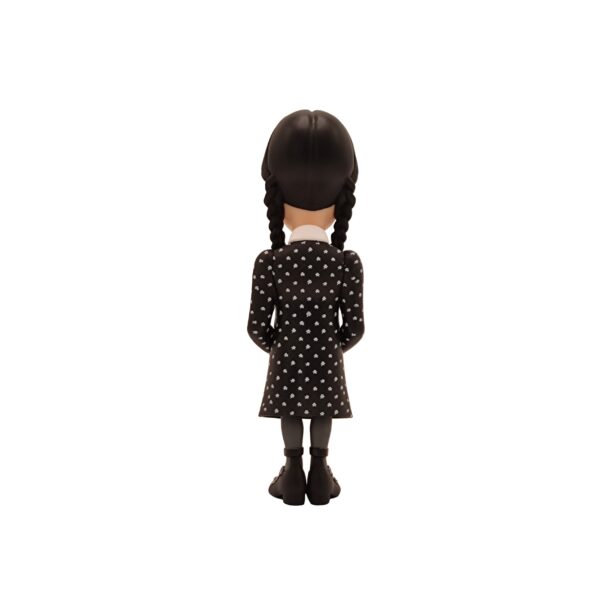 Back view of Wednesday Addams MINIX Figurine