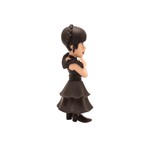 Alternate side view of the Wednesday Addams Minix Figurine, offering a different angle of this iconic character.