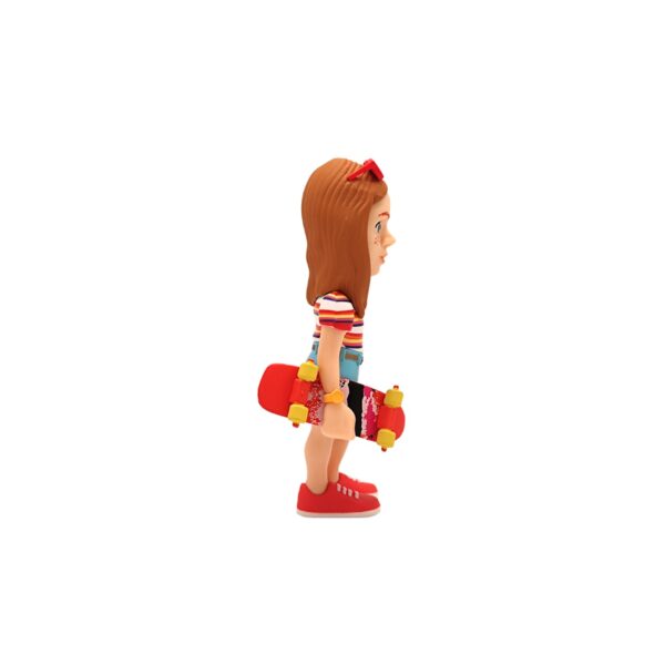 Side view of the Max Minix Figurine, emphasizing her youthful energy and attitude.