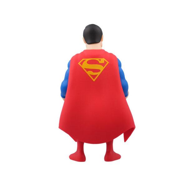 Back view of the Superman Minix Figurine, highlighting his cape and emblematic suit.