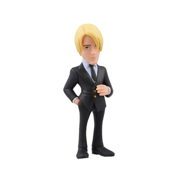 Front unboxed view of the Sanji Minix Figurine, showing the figure without packaging to highlight intricate details.