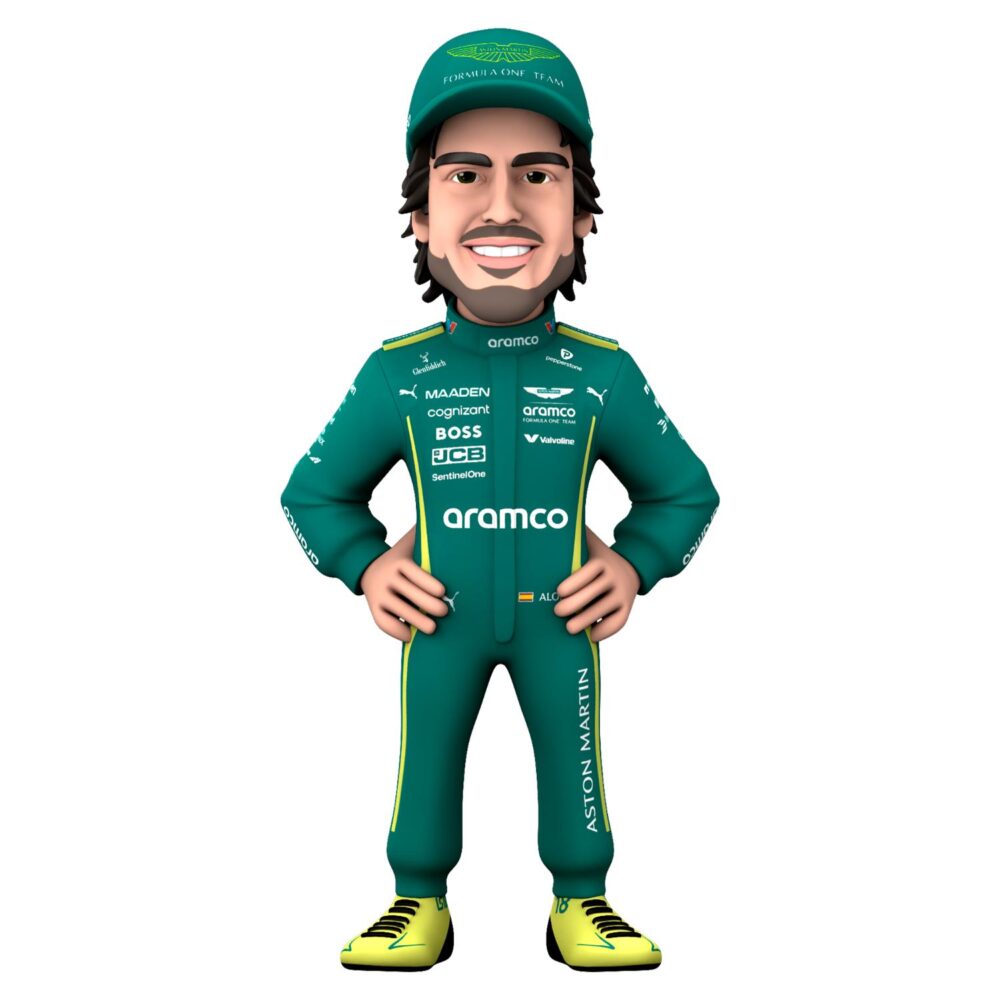 Fernando Alonso – Aston Martin Minix Sports Collectable Figure