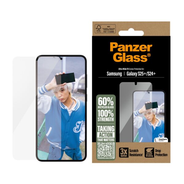 Samsung Galaxy S25+ / S24+ PanzerGlass Screen Protector - Image 3