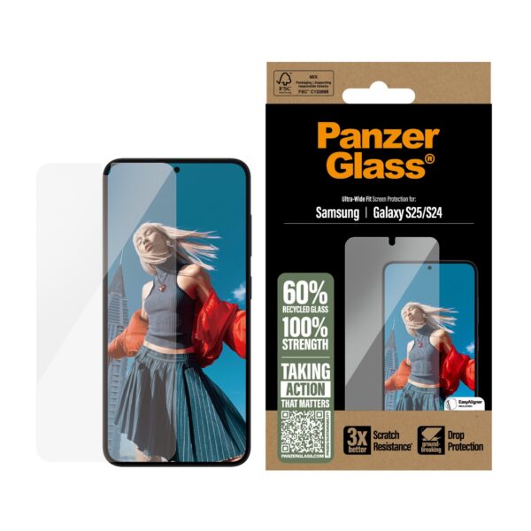 Samsung Galaxy S25 / S24 PanzerGlass Screen Protector - Image 3