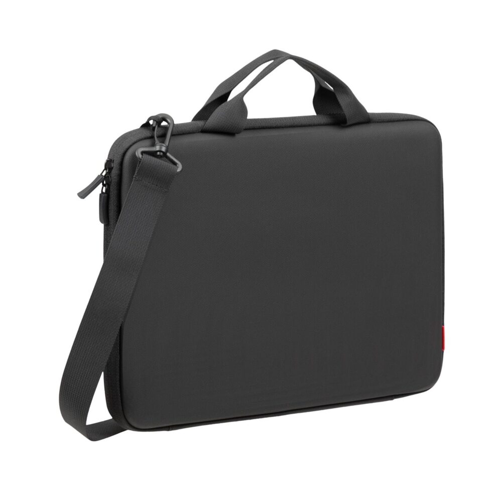 RIVACASE Antishock Hardshell 13-14 inch Laptop Bag – Black