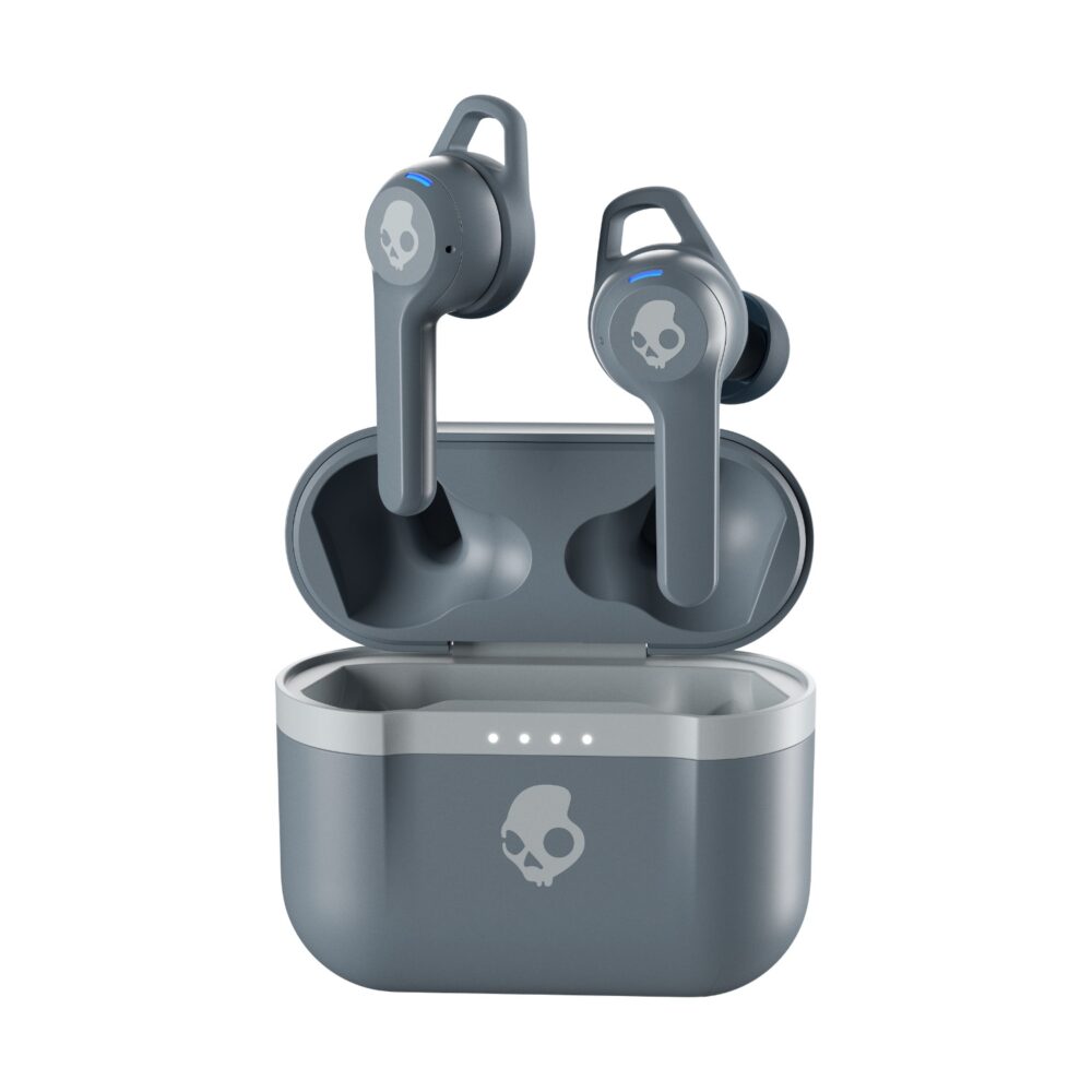 Skullcandy Indy Evo True Wireless In-Ear Earbuds with Charging Case - Chill Grey