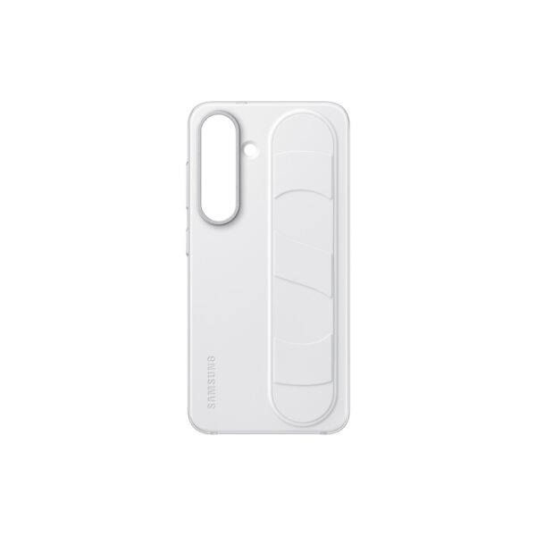 Samsung Galaxy S25 Case - Official Samsung Standing Grip Cover - White