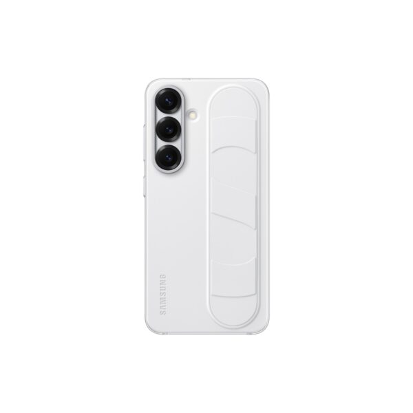 Samsung Galaxy S25 Case - Official Samsung Standing Grip Cover - White - Image 2