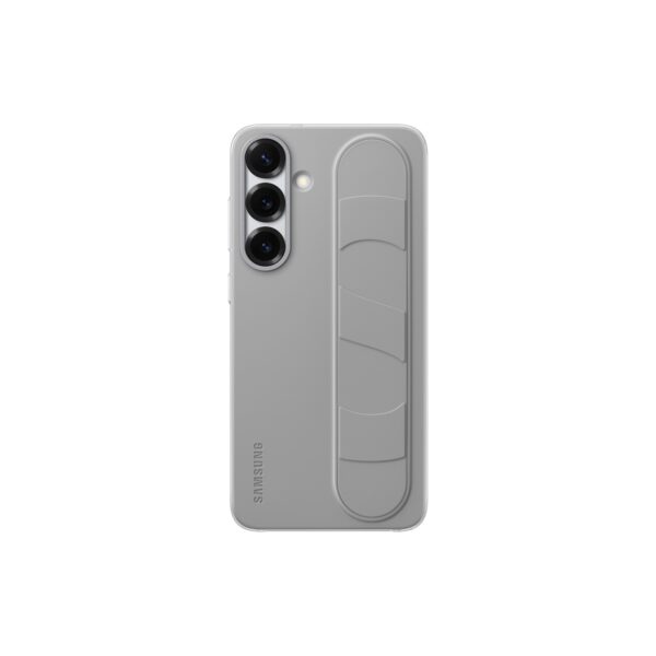 Samsung Galaxy S25+ Case - Official Samsung Standing Grip Cover - Grey - Image 2