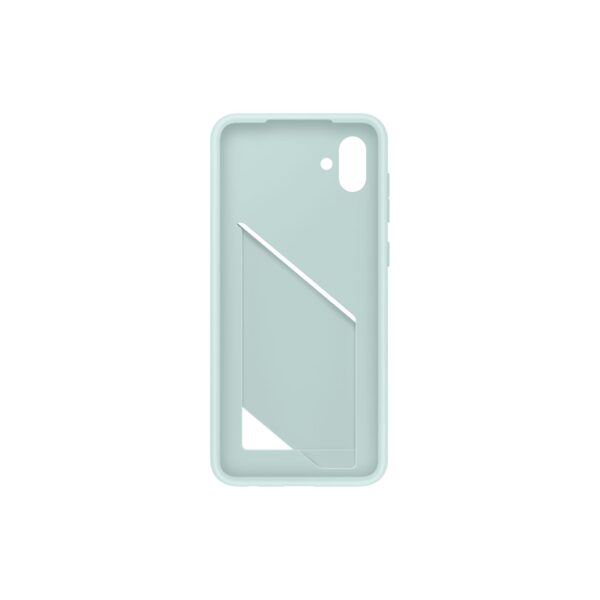 A Samsung Galaxy A04 Green Card Slot Cell Phone Back Cover for your Mobile Device Protection