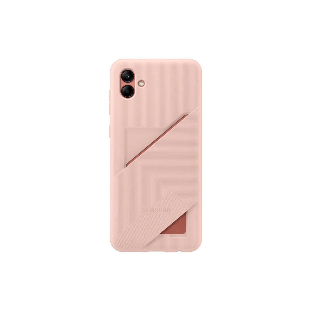 A Samsung Galaxy A04 Pink Samsung Card Slot Cell Phone Back Cover for your Mobile Device Protection