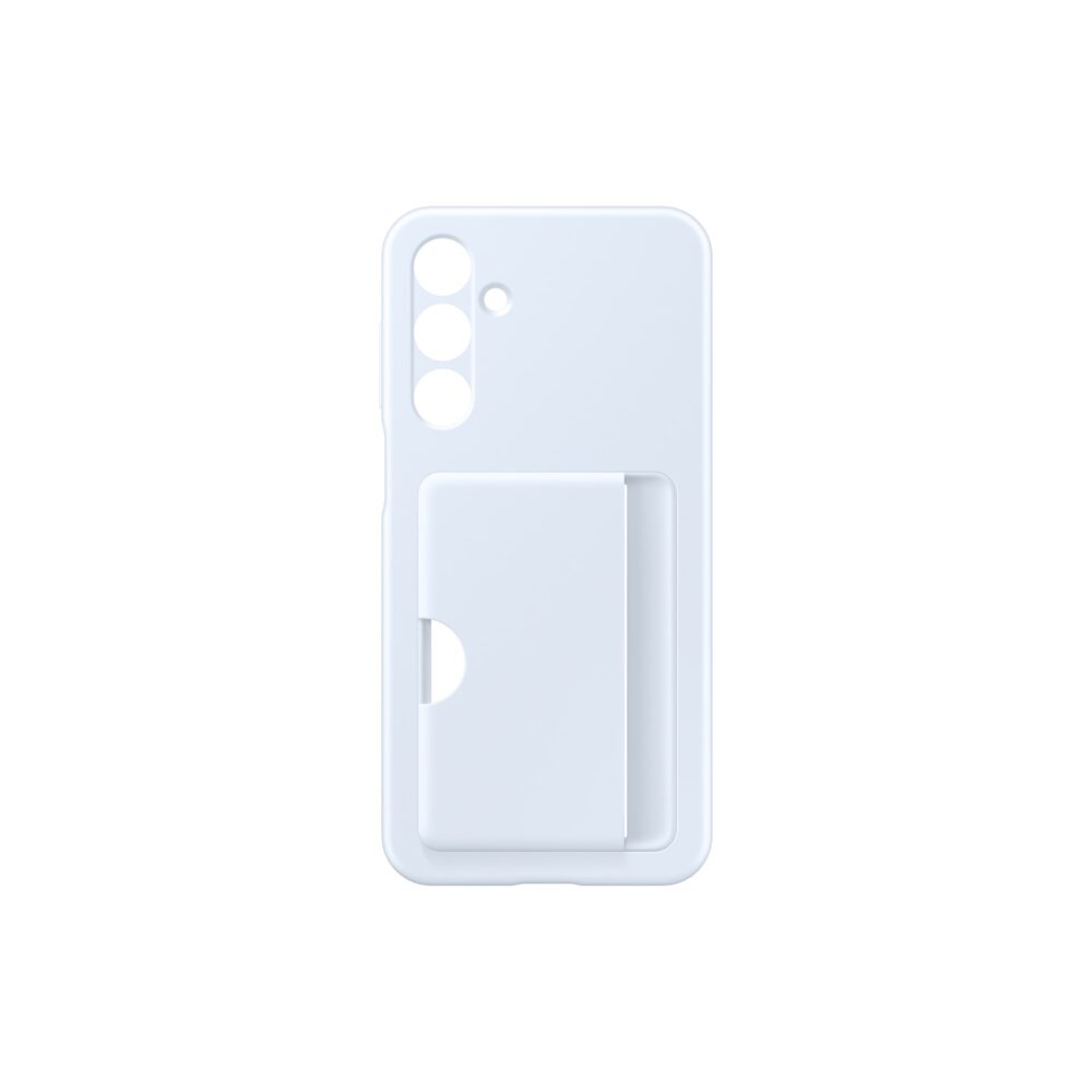 Back view of Samsung Galaxy A16 Blue Card Slot Cover showing the sleek card pocket.