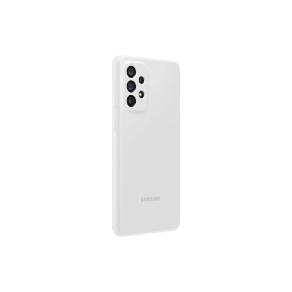 White Samsung Silicone Cover for the Samsung Galaxy A73 5G