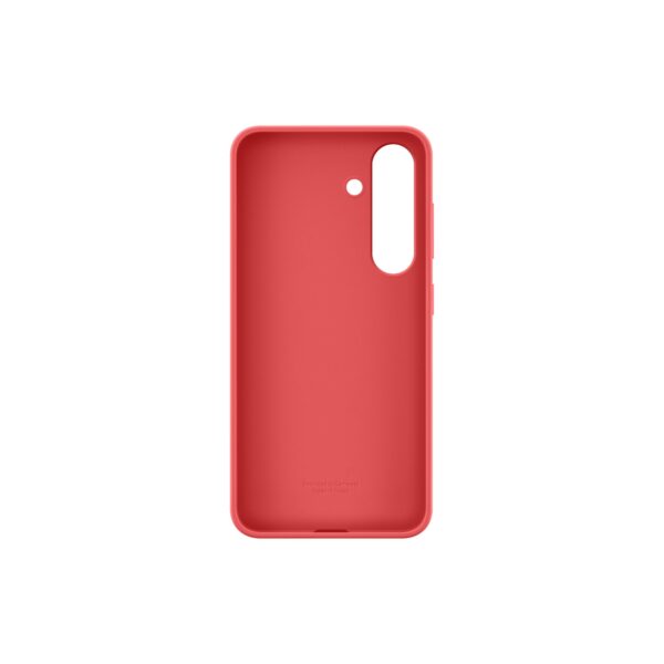 Samsung Galaxy S25 Original Case - Red Silicone Cover - Image 2