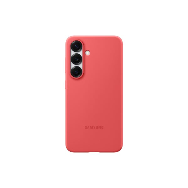 Samsung Galaxy S25 Original Case - Red Silicone Cover - Image 3