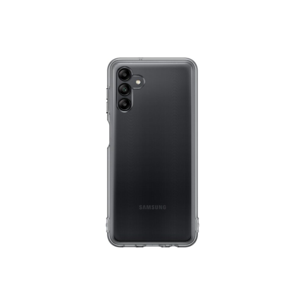 Samsung Soft Clear Cell Phone Case for the Samsung Galaxy A04s Black
