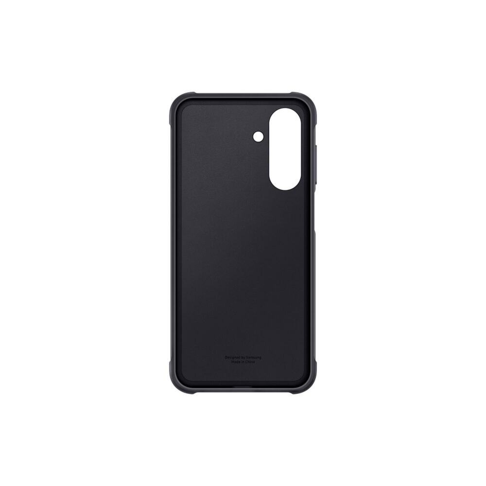 Front view of the Official Samsung Rugged Case for Samsung Galaxy A26 in black