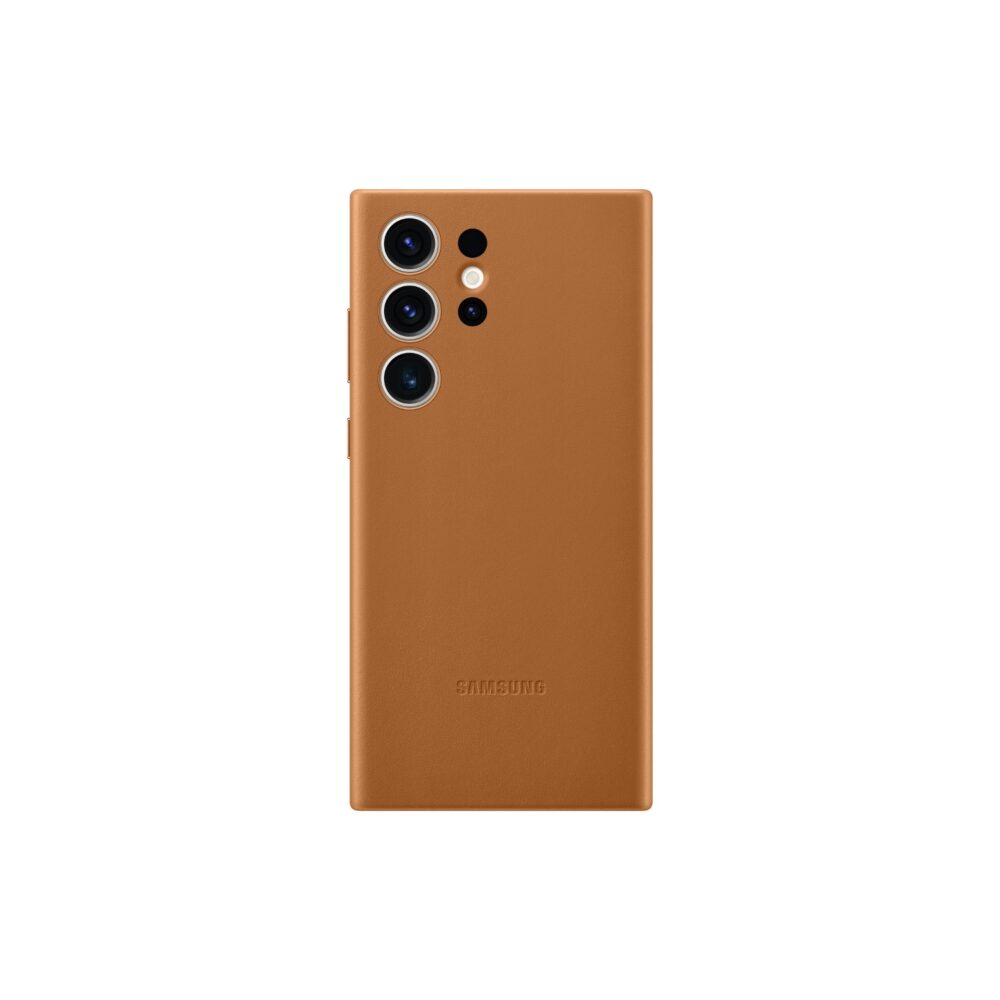 Samsung Galaxy S23 Ultra Leather Case Camel – Camel