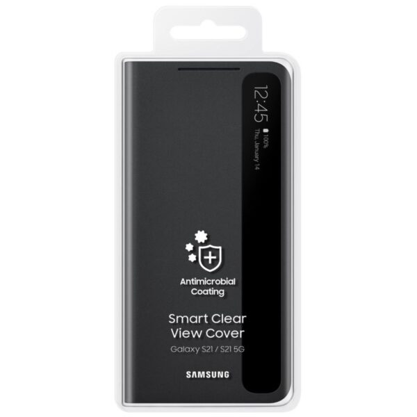 New Samsung Clear View Black Flipcase Cell Phone Case for the Samsung Galaxy S21