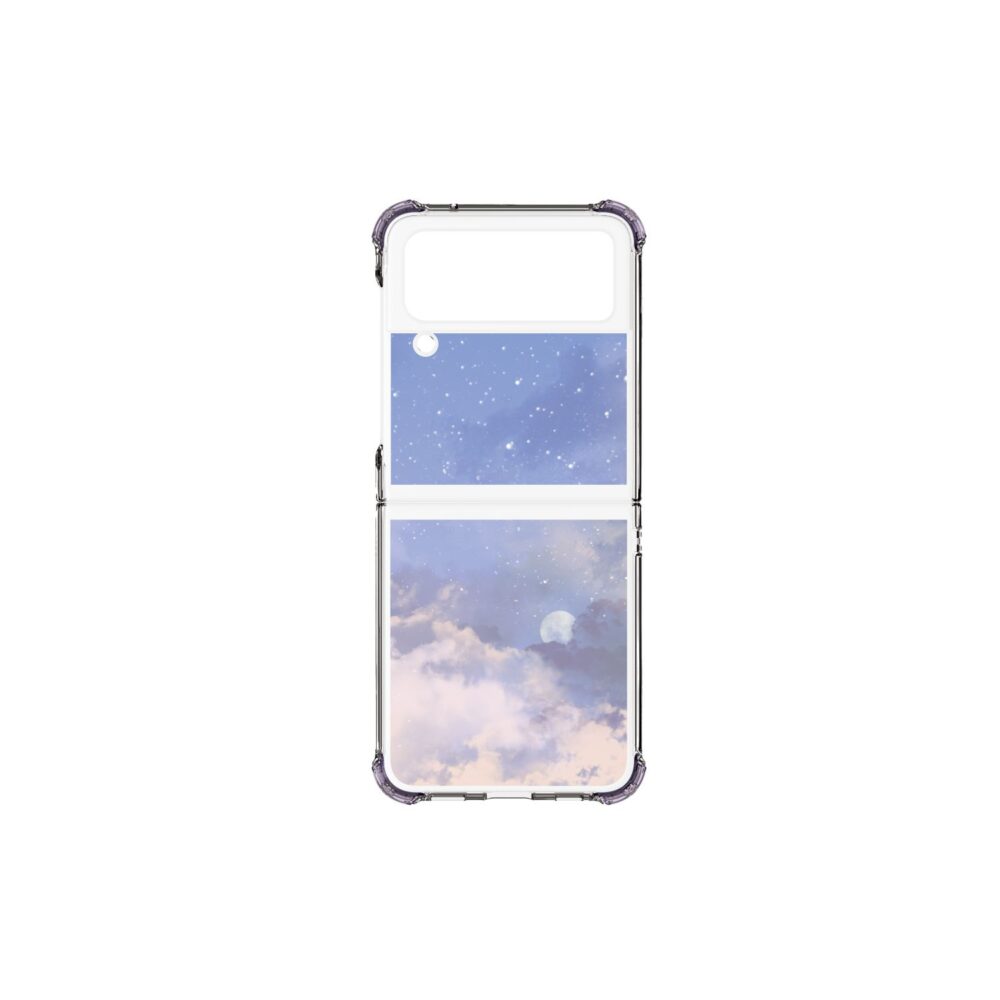 Samsung SMAPP Purple Sky Printed Cover for the Samsung Galaxy Z Flip4 Multicolour