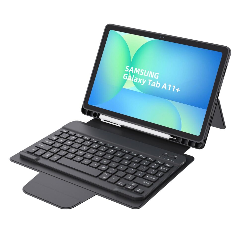 Samsung Galaxy Tab A11 Plus SMAPP Bluetooth Keyboard Case – Black
