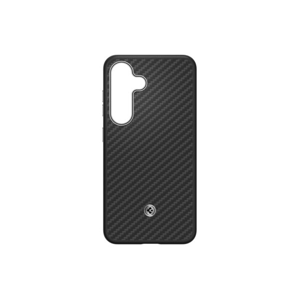 Samsung Galaxy S25 Case - Samsung Non Orig Enzo Aramid Protective Cover - Black Silver