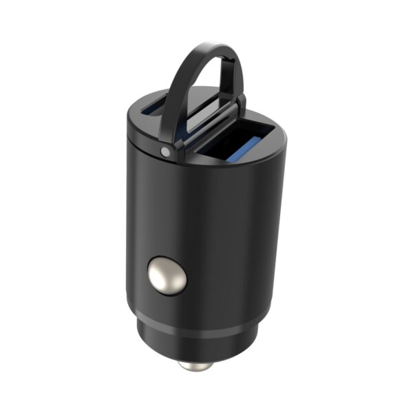 Snug 30W 2 Port Black Mini PD Fast Charge USB Car Charger PD/USB - Image 3