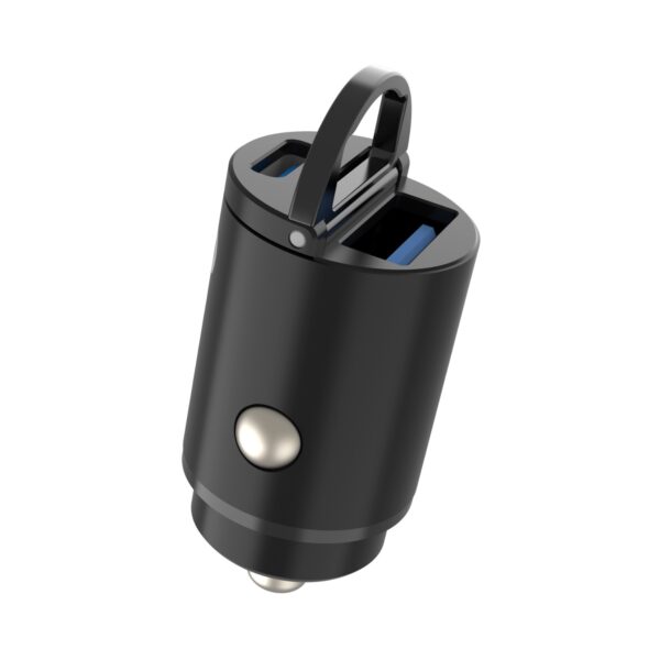 Snug 30W 2 Port Black Mini PD Fast Charge USB Car Charger PD/USB - Image 5