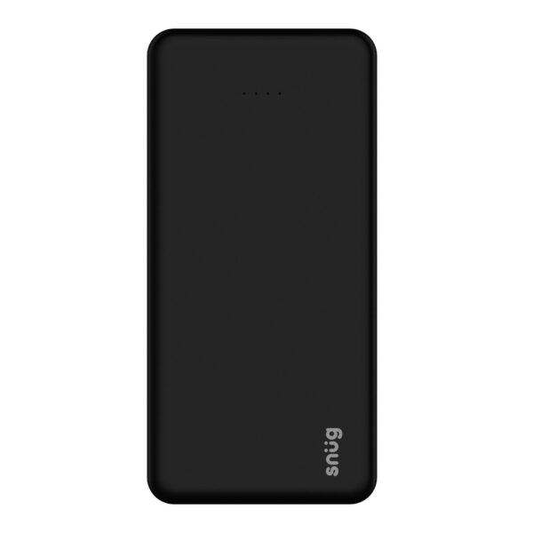 The matte finish of this 10W Snug Power Bank 10000mAh adds a touch of elegance to your journey.