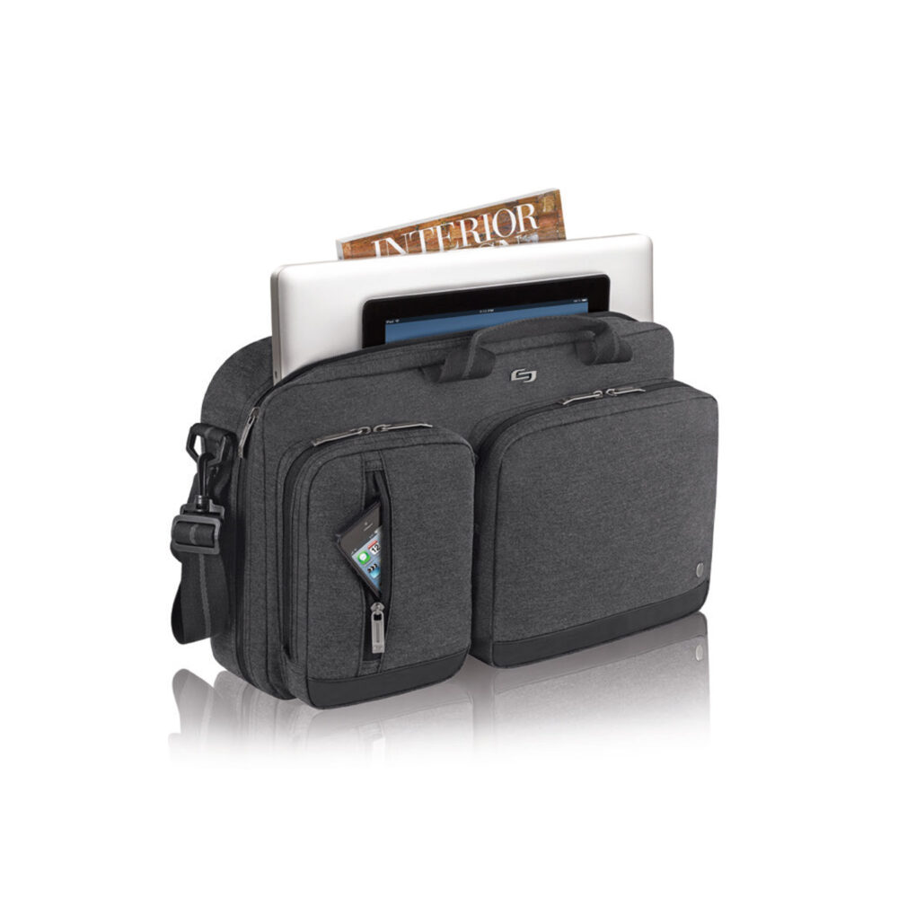 Solo Duane Urban Hybrid Briefcase โ Up to 15.6" โ Grey