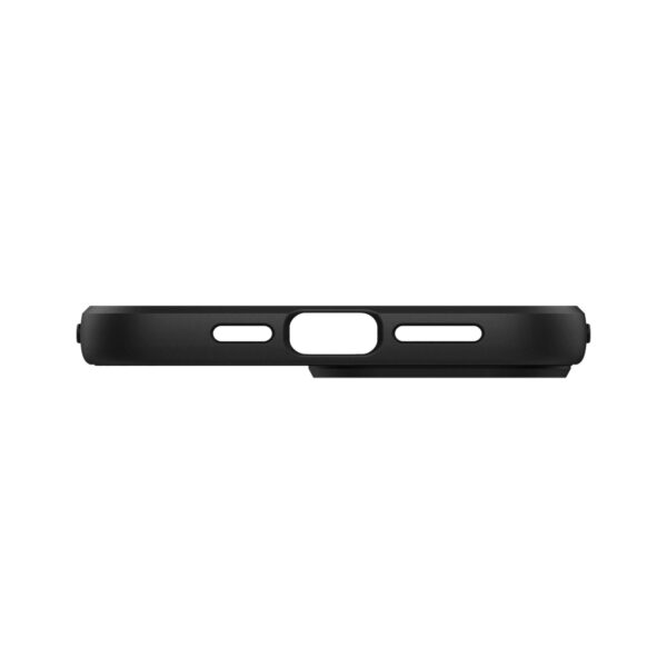 Black Spigen Core Armor Cell Phone Cover for the Apple iPhone 13 Pro Max