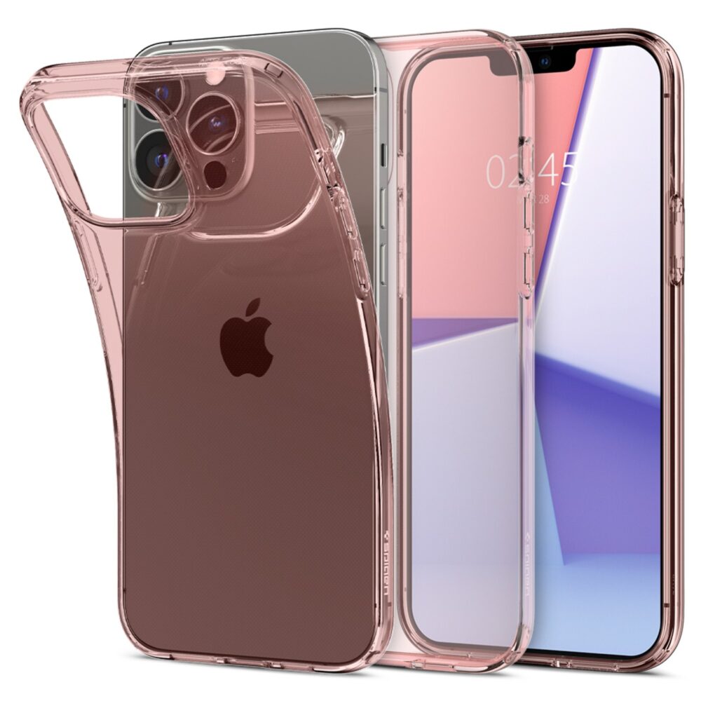 Spigen Crystal Flex Cell Phone Case for the Apple iPhone 13 Pro Rose