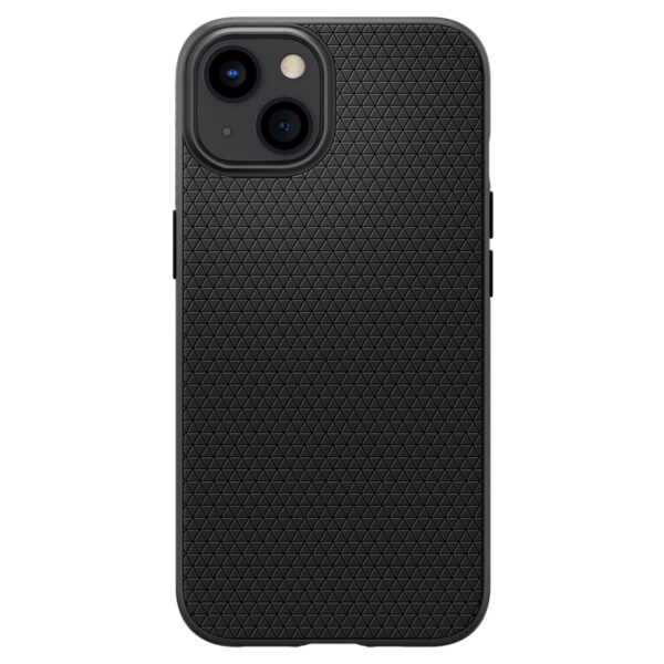 Spigen Liquid Air Cell Phone Case for the Apple iPhone 13 Black