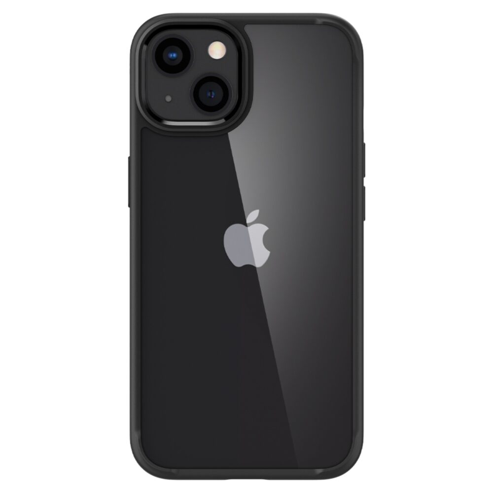 Apple iPhone 13 Black Spigen Crystal Hybrid Cell Phone Case
