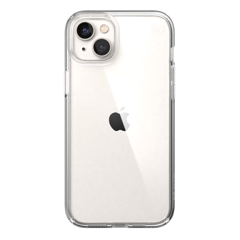 Speck Presidio Perfect Clear Cell Phone Case for the Apple iPhone 14 Plus