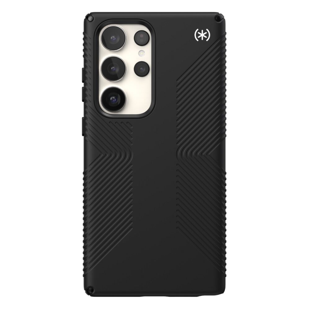 This Samsung S23 Ultra Black Speck Presidio2 Grip Phone Case has been tested to withstand drops of up to 13 feet, giving you peace of mind. Buy yours here