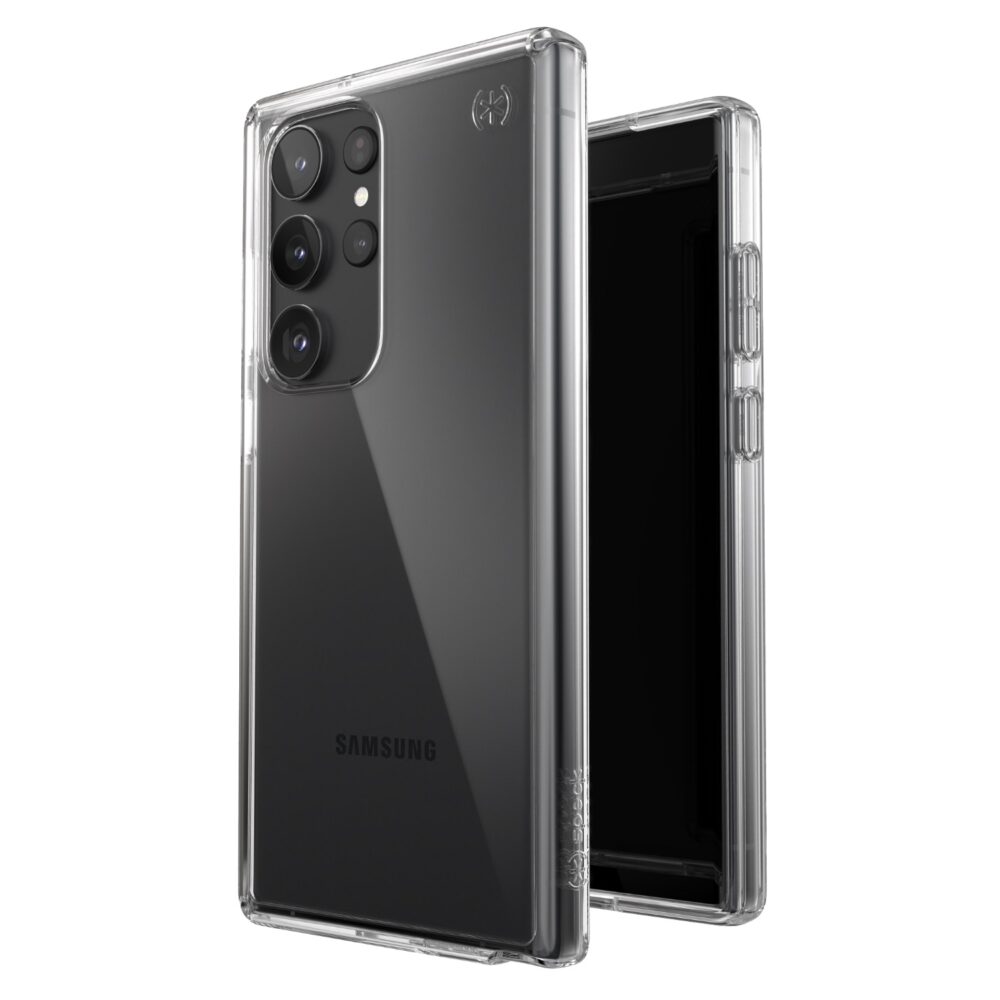 This samsung s23 Ultra speck PresidioÂ® perfect clear cell phone case for the Samsung Galaxy S23 Ultra is the clearest protective case we have ever designed.