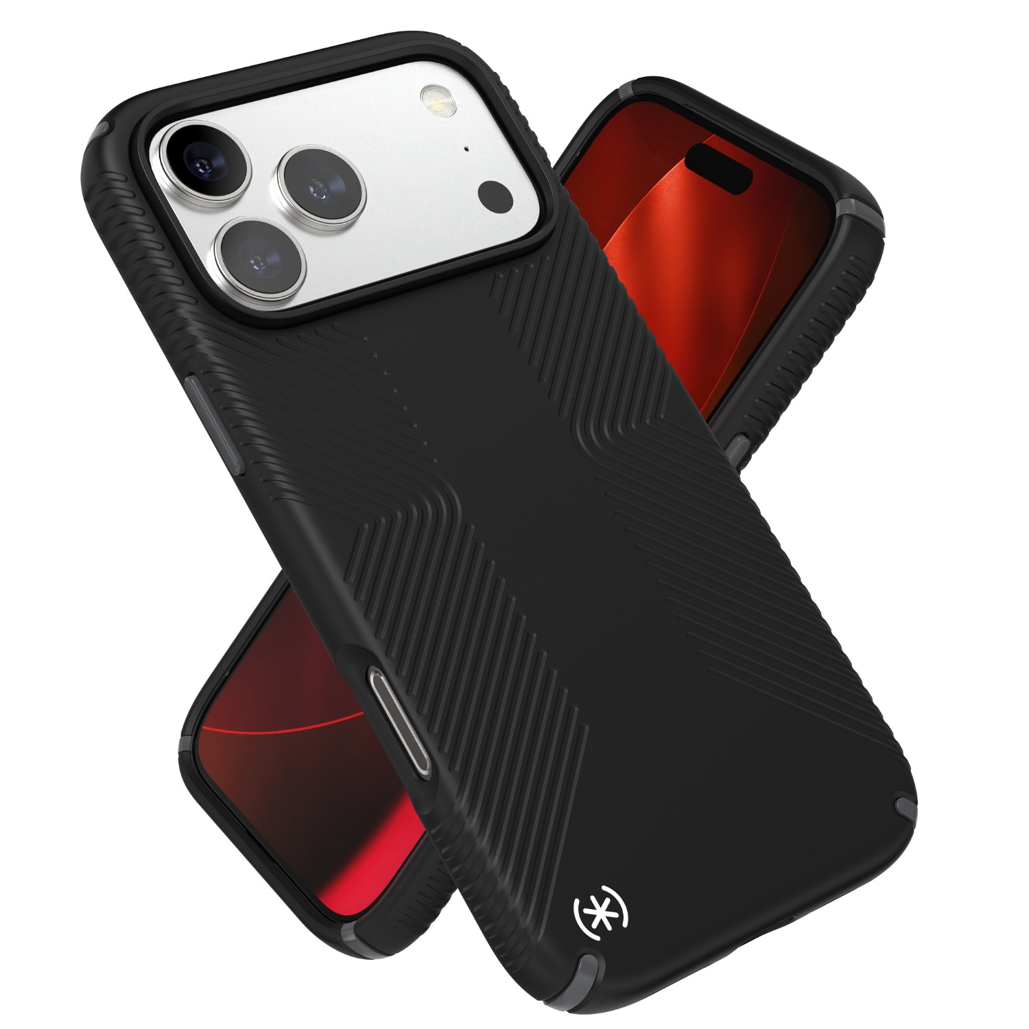 Apple iPhone 17 Pro Max Speck Presidio2 Grip MagSafe Case – Black & Slate Grey - Image 8