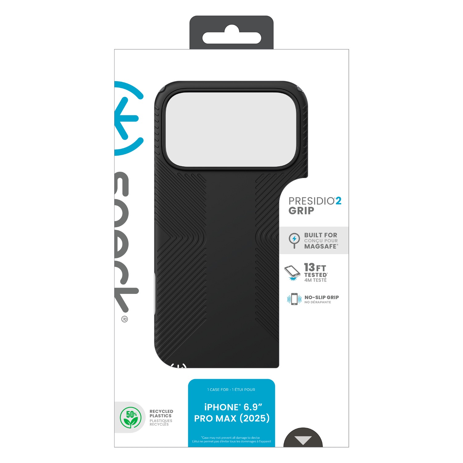 Apple iPhone 17 Pro Max Speck Presidio2 Grip MagSafe Case – Black & Slate Grey - Image 10