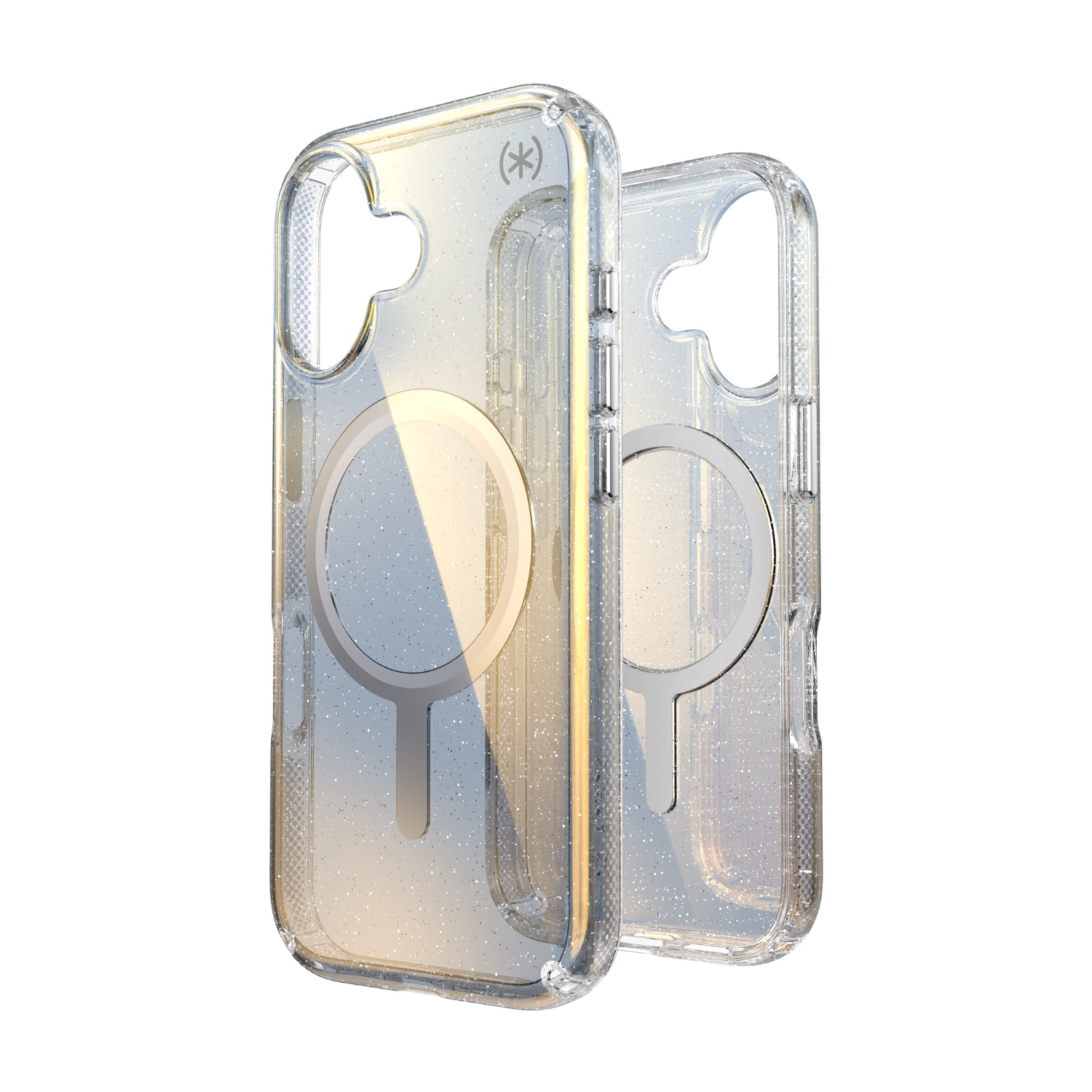 Apple iPhone 17 Speck Presidio Lux MagSafe Case – Silver Glitter - Image 3