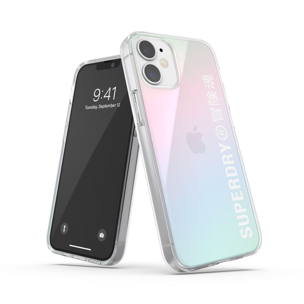 New Superdry Snap Clear Back Cover Cell Phone Case for the Apple iPhone 12 Mini